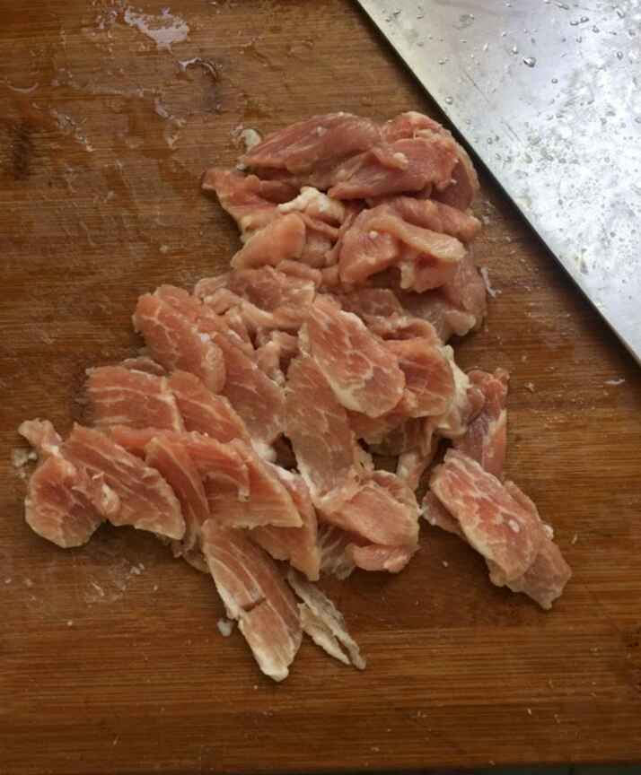 肉炒毛豆