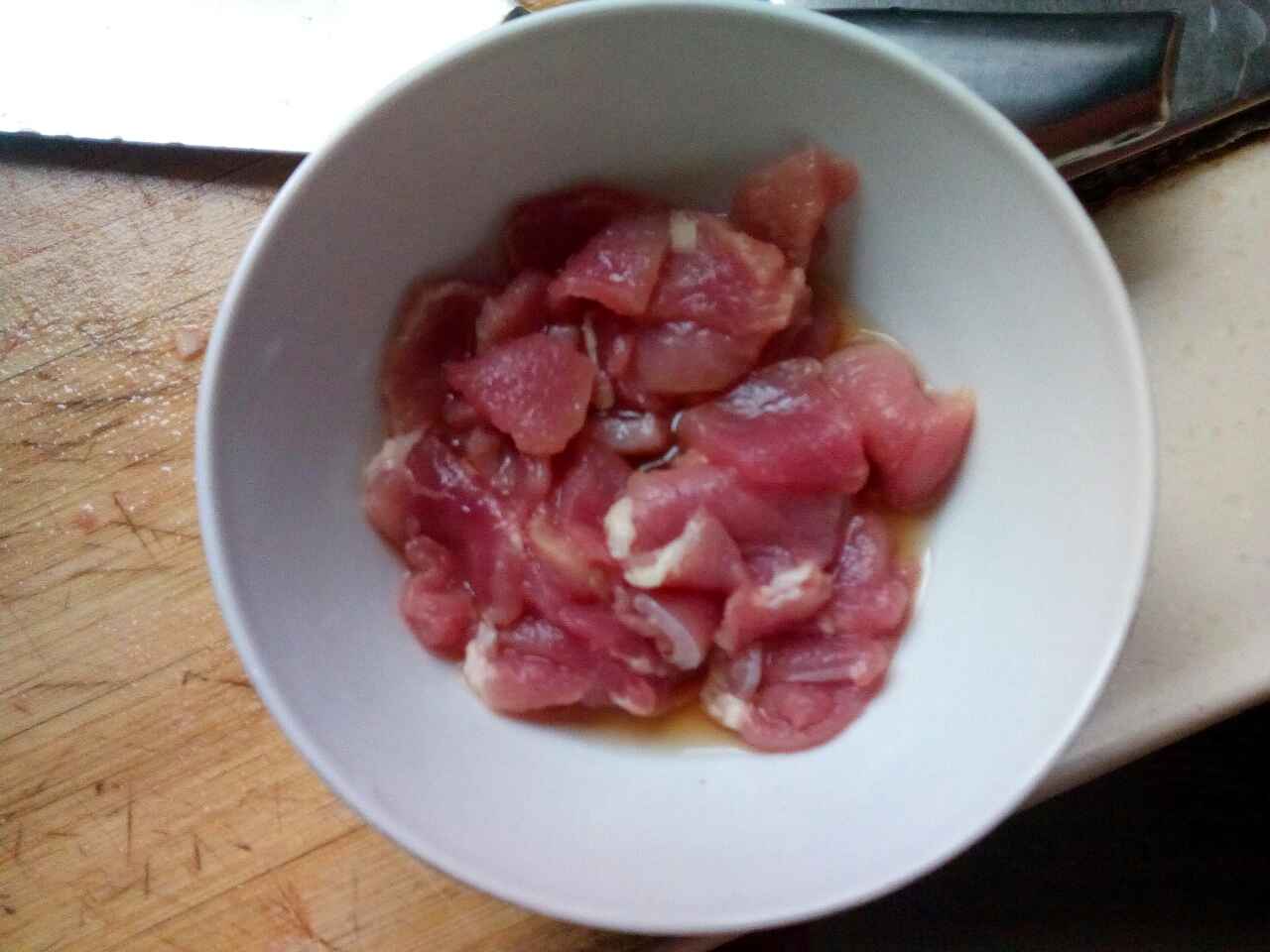 藕片炒肉丝