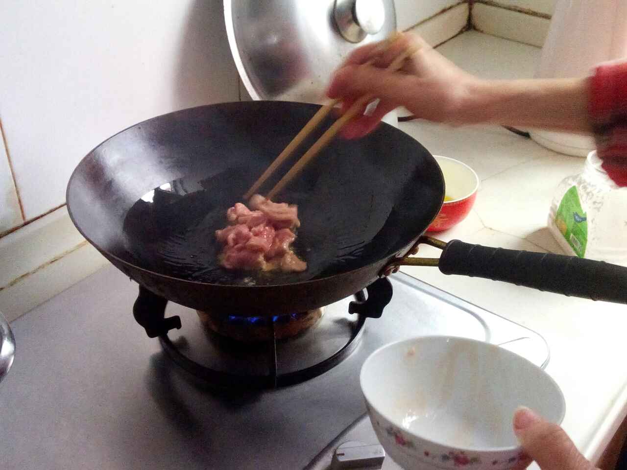 藕片炒肉丝