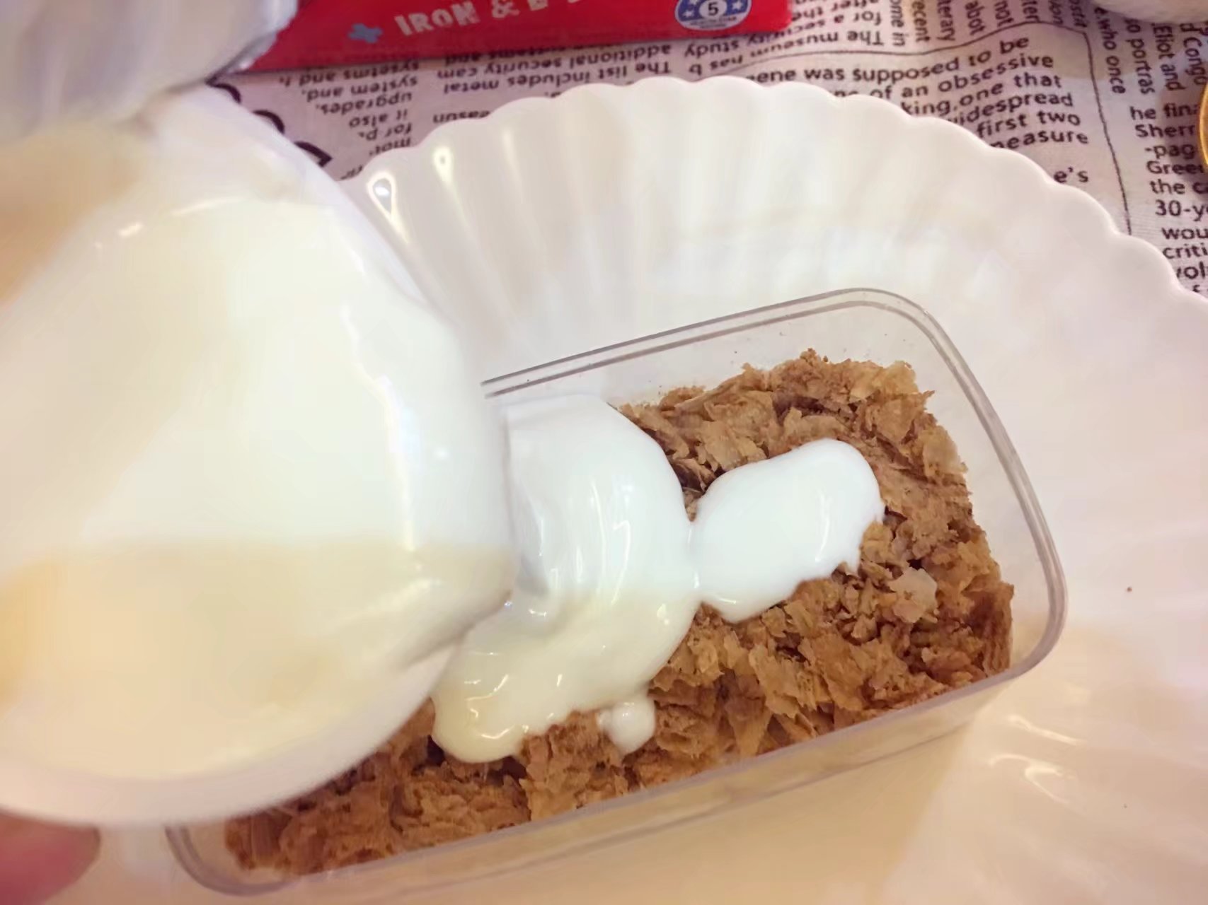 低脂酸奶麦片