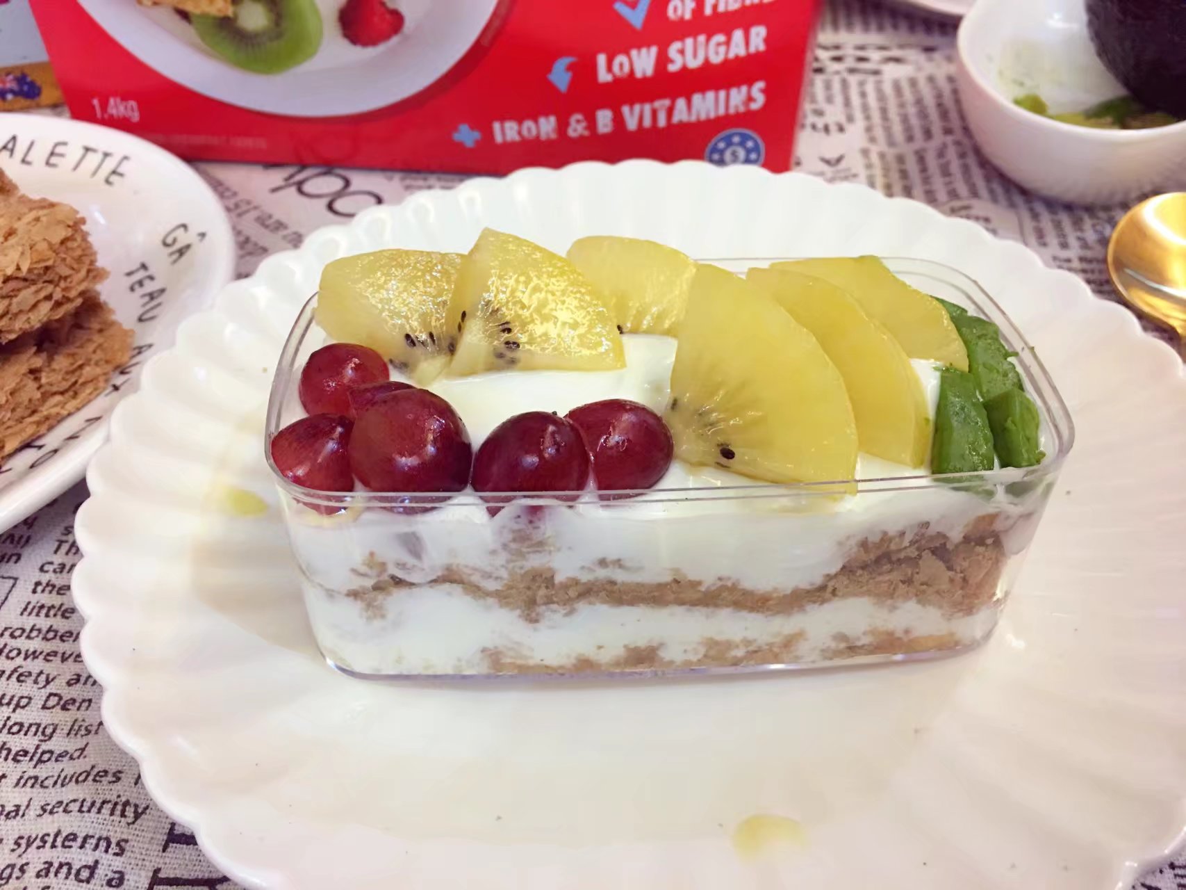 低脂酸奶麦片