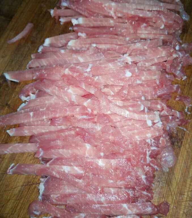 青椒炒肉丝