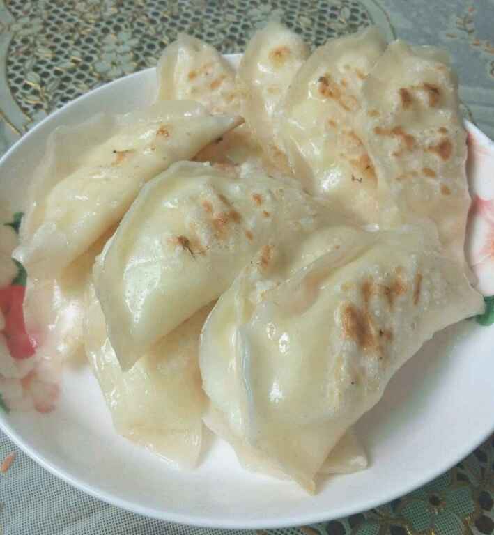 煎饺子