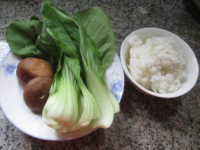 香菇青菜泡饭