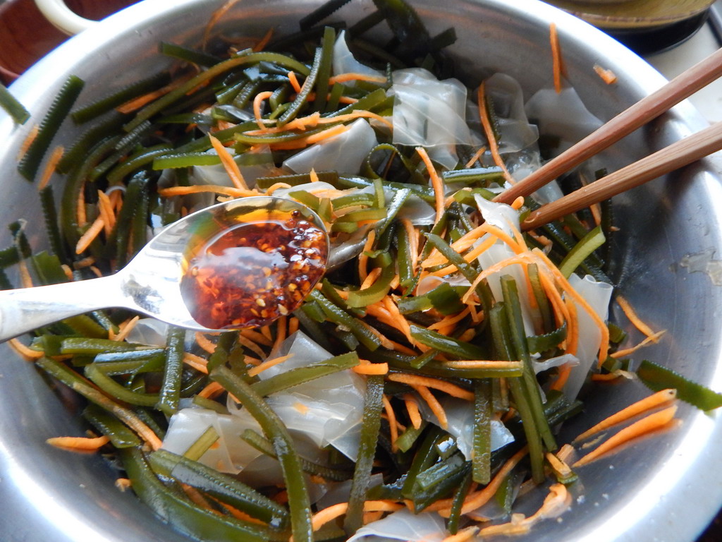 海带凉拌粉皮