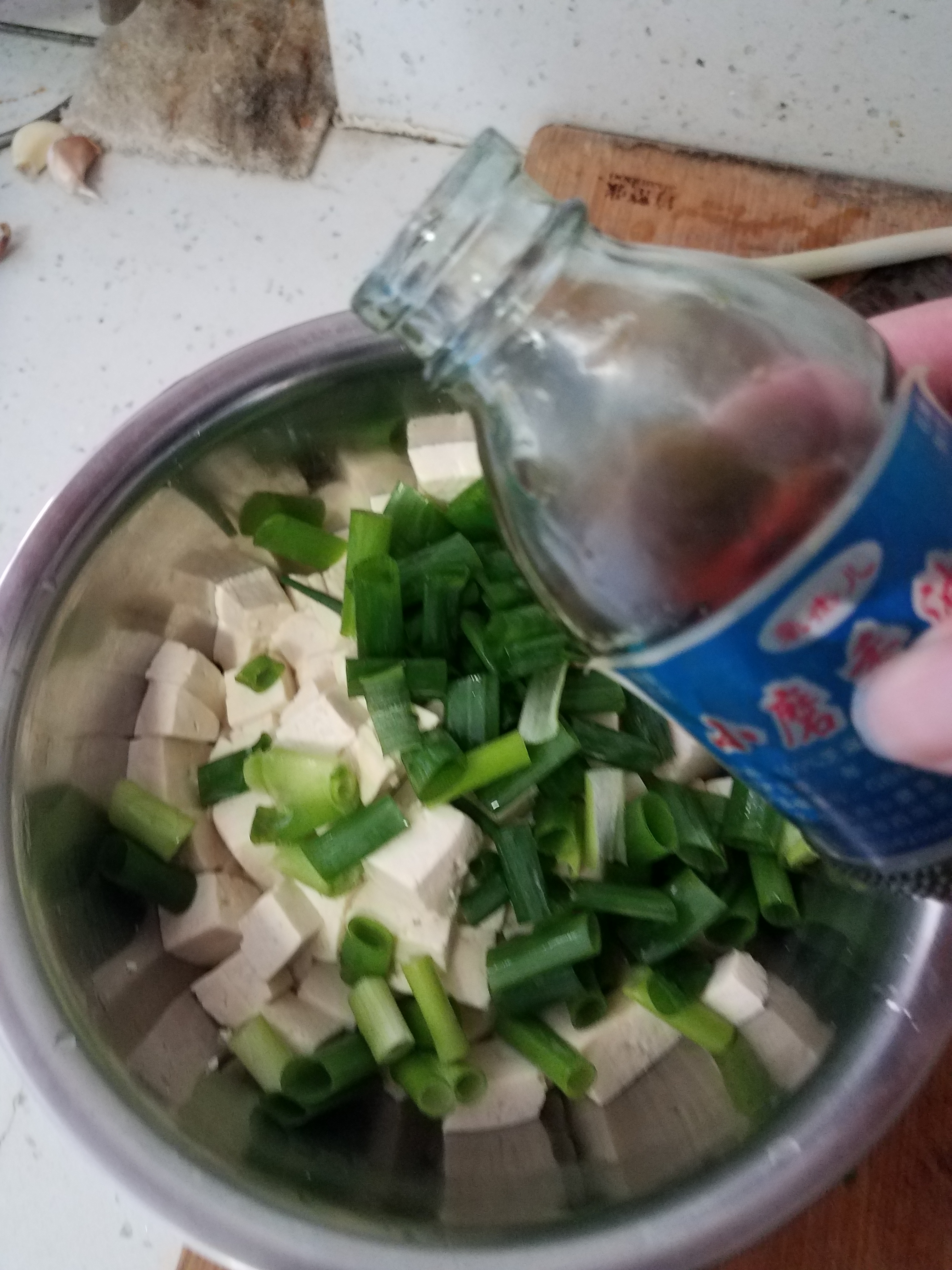 小葱拌豆腐