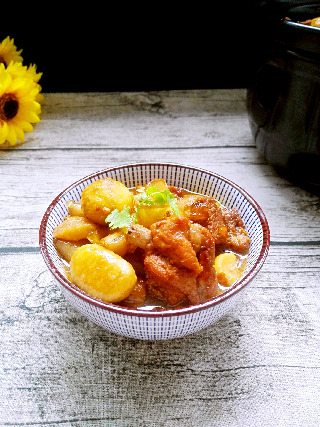 板栗排骨煲