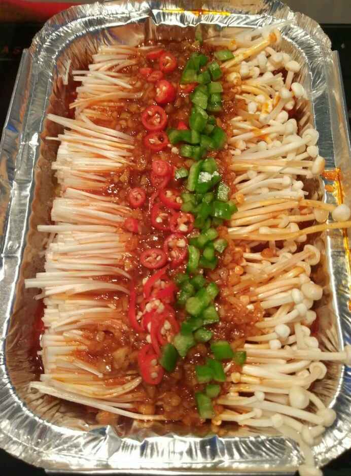 煎金针菇