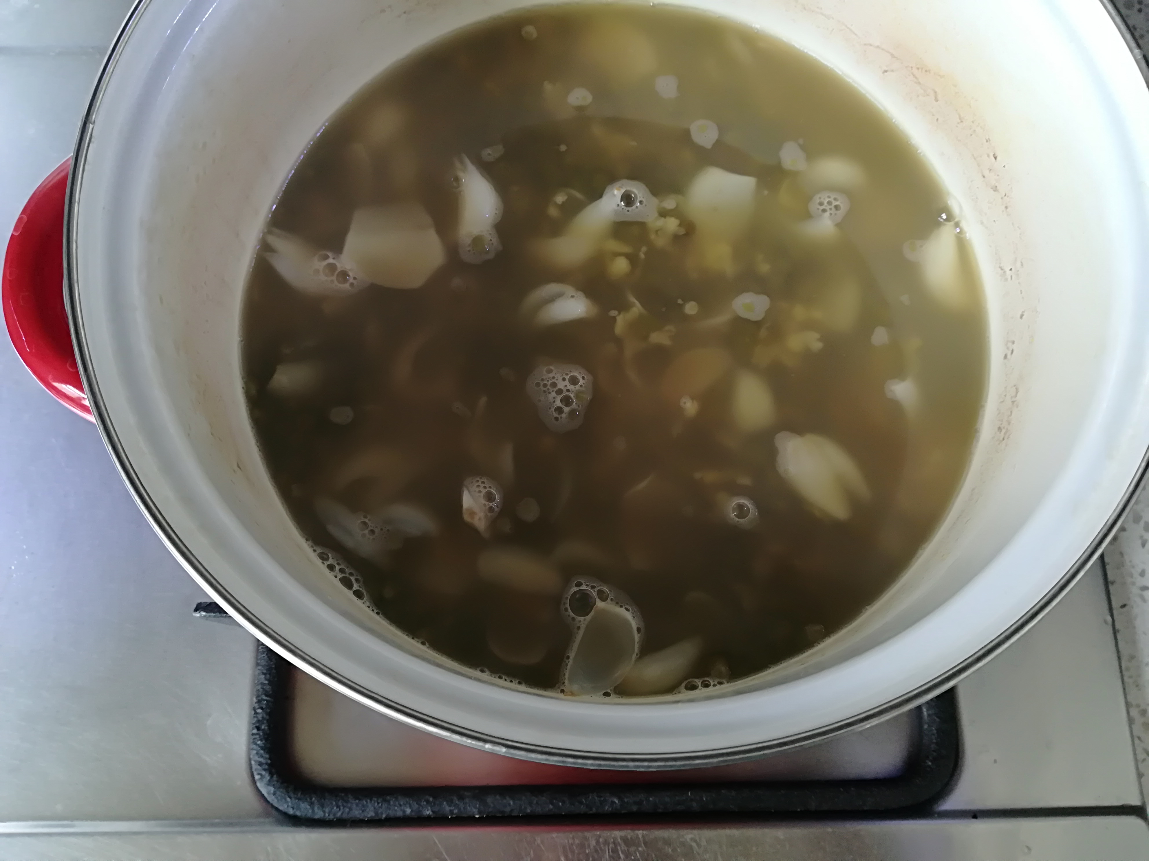 冰糖绿豆百合甜汤
