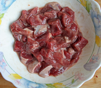 黑蒜子牛肉粒