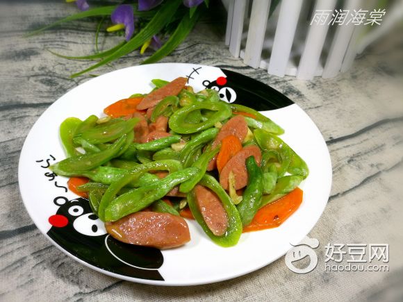 蛇豆炒火腿肠