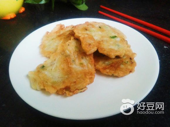 香煎萝卜丝鸡蛋饼