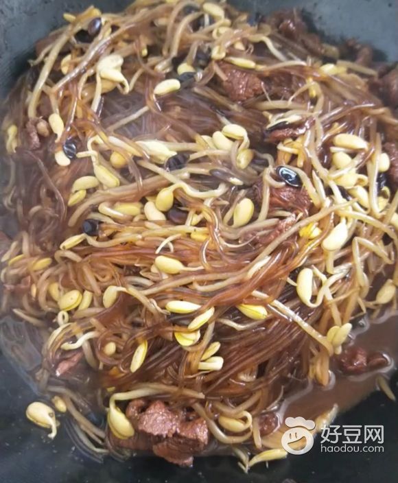 黑豆芽炖粉条