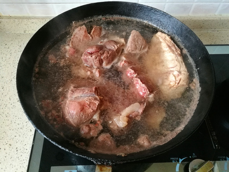 茄汁淮山焖牛肉