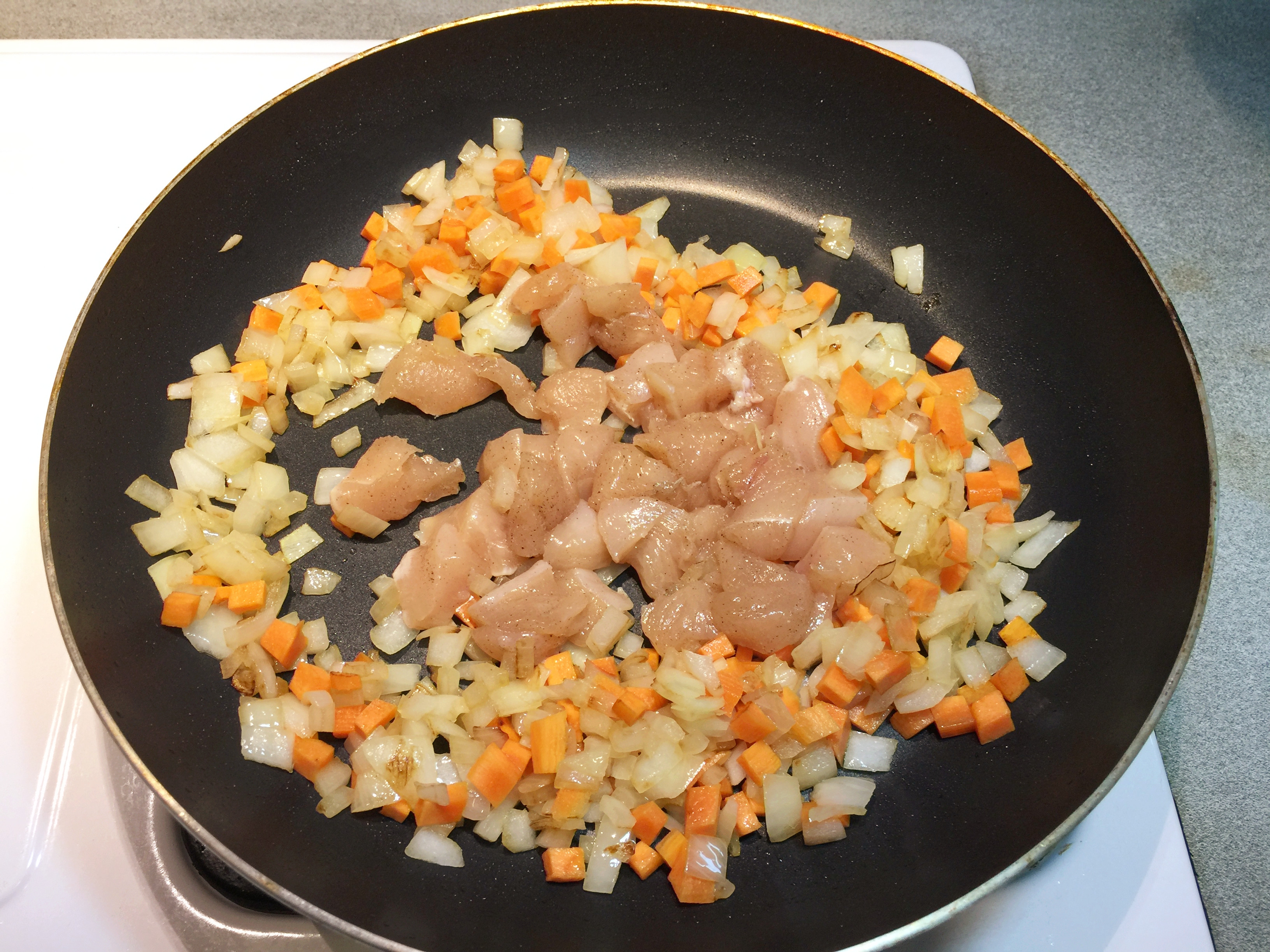 豆浆鸡丁炖饭