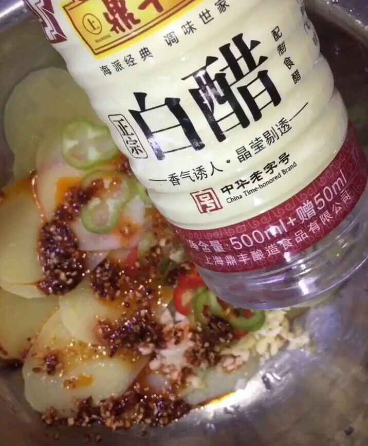 凉拌土豆片