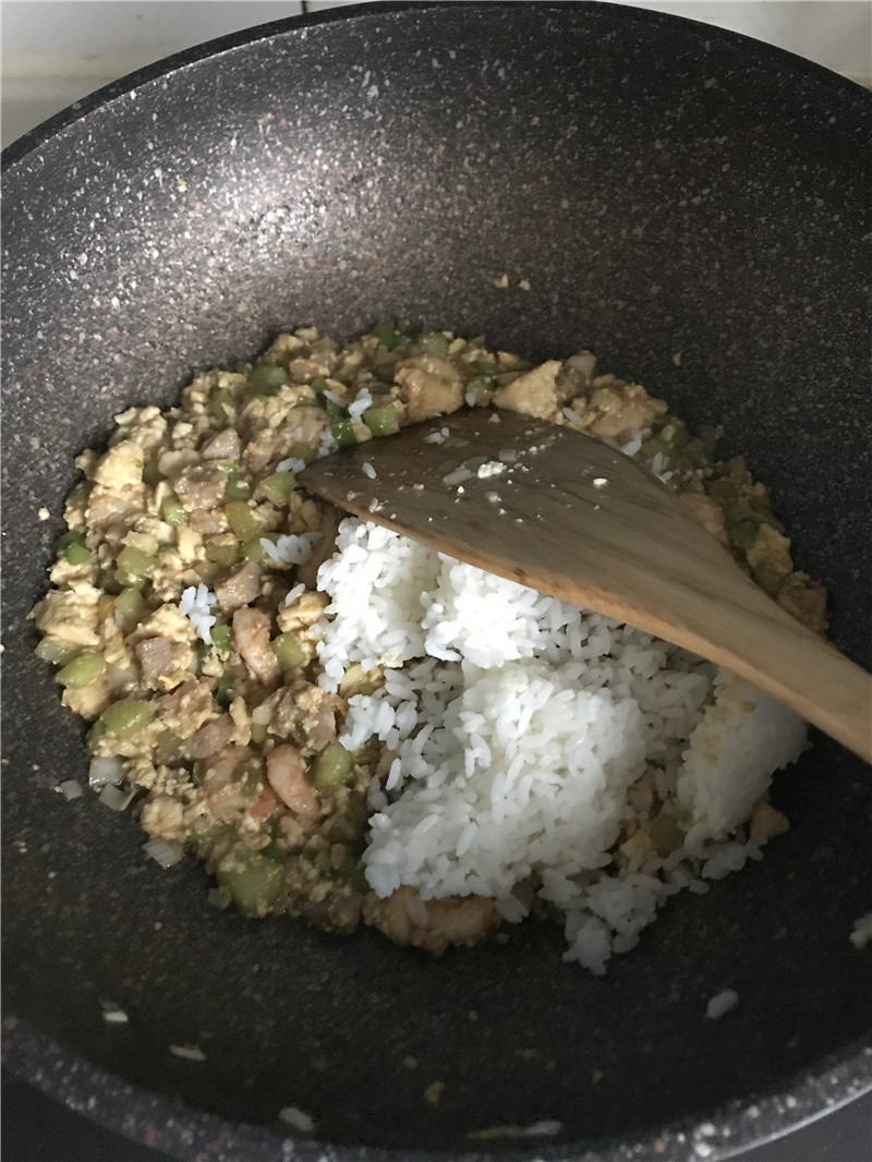 什锦豆腐炒饭