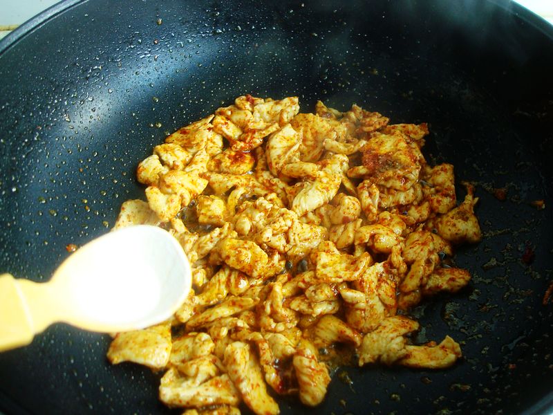 香菜鸡肉