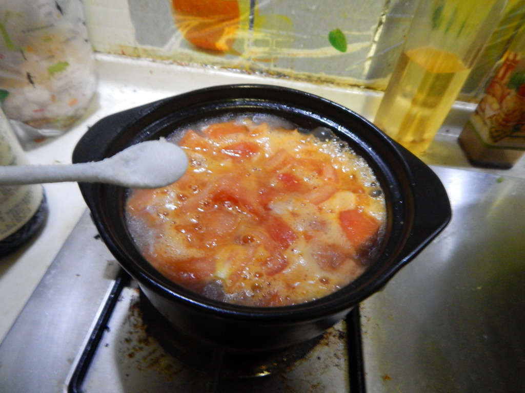 番茄鱼片豆腐汤