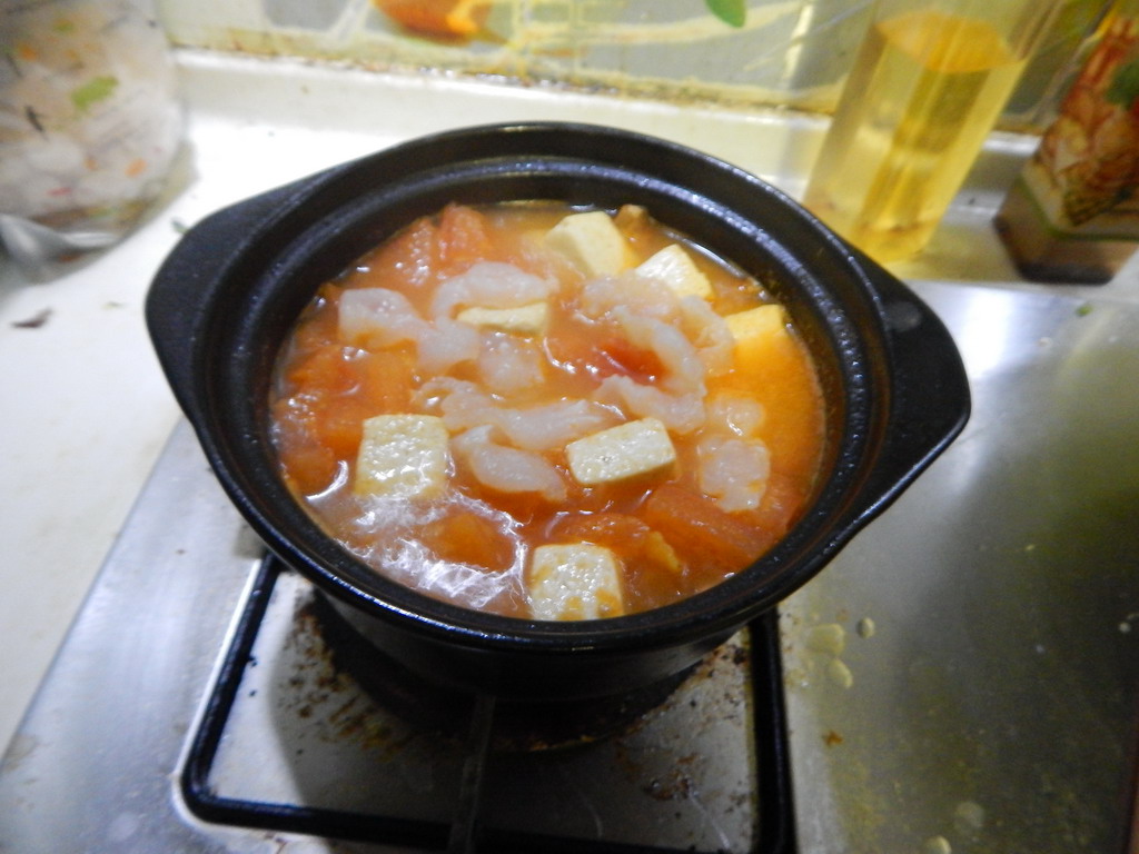 番茄鱼片豆腐汤