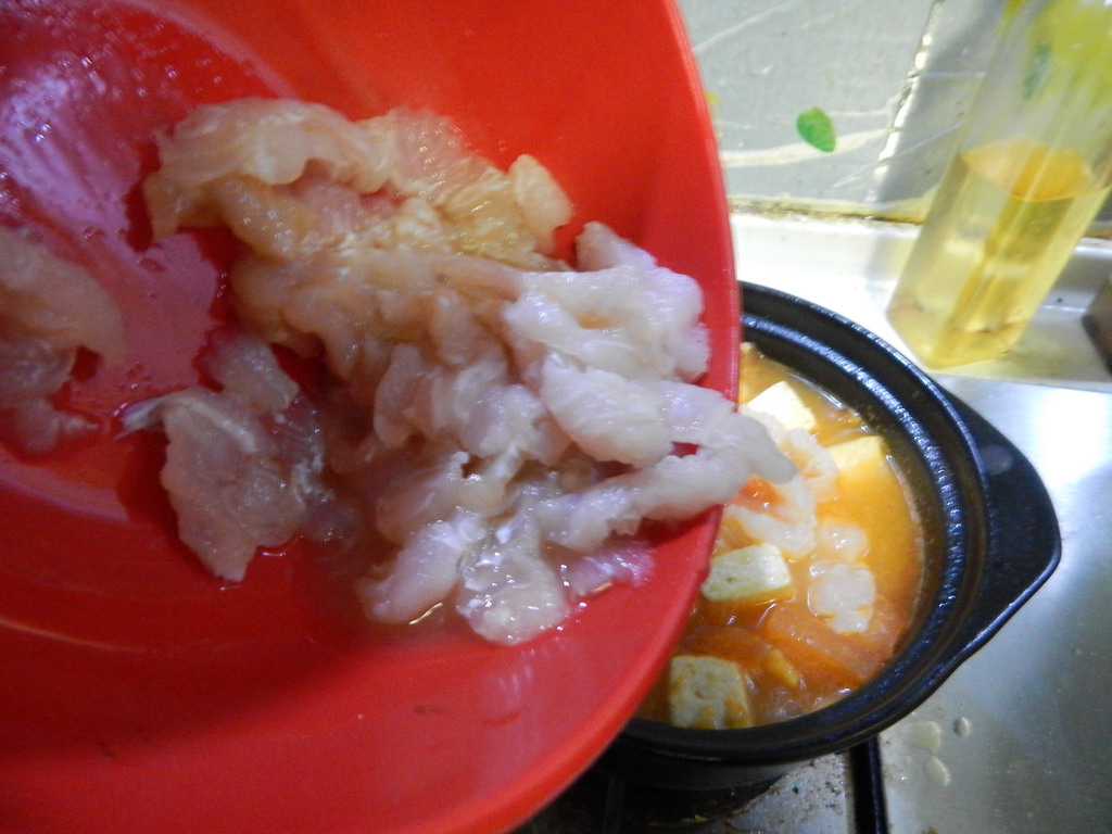 番茄鱼片豆腐汤
