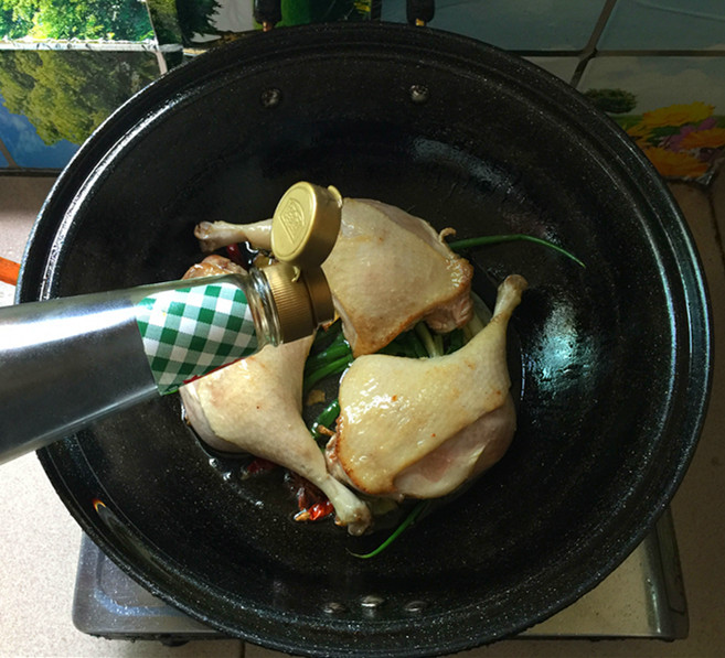 葱香豉油鸭腿