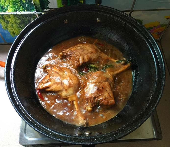 葱香豉油鸭腿