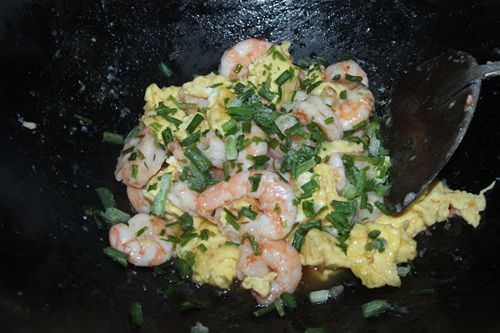 鸡蛋炒虾仁