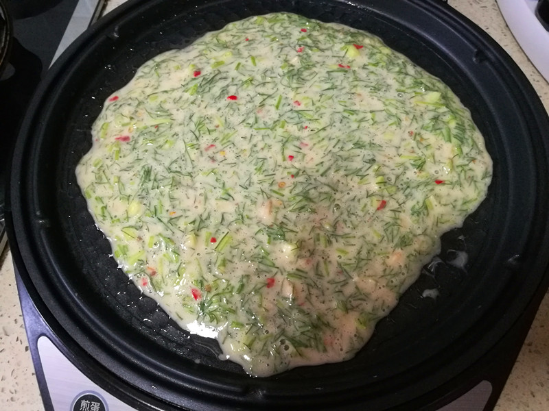 茴香鸭蛋饼