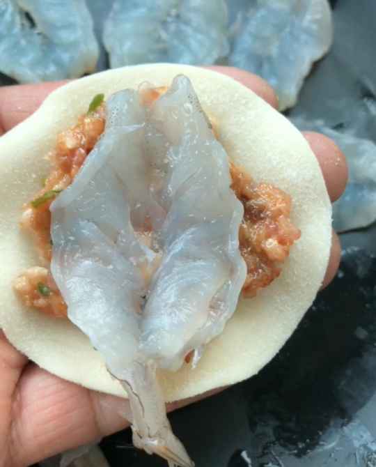 煎虾饺