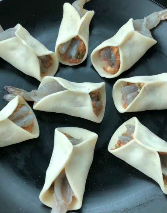 煎虾饺