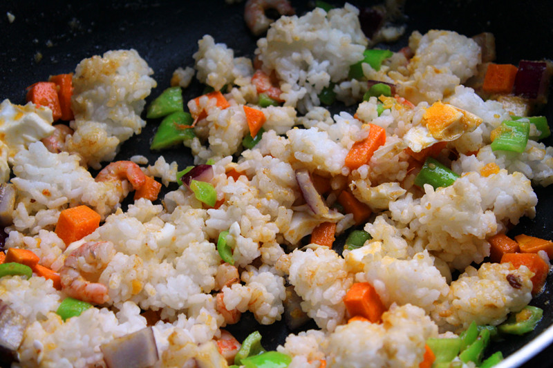 特色海鲜炒饭