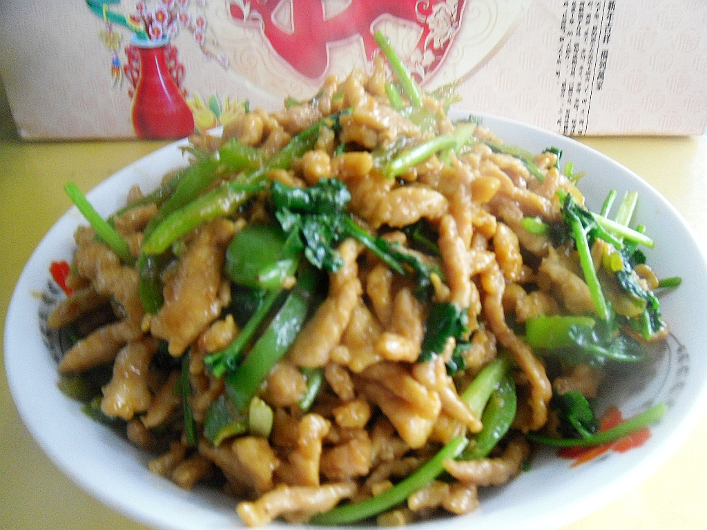 香辣肉丝