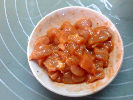 香辣南瓜鸡丁炒饭
