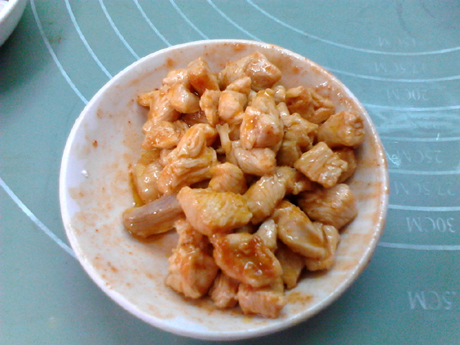 香辣南瓜鸡丁炒饭