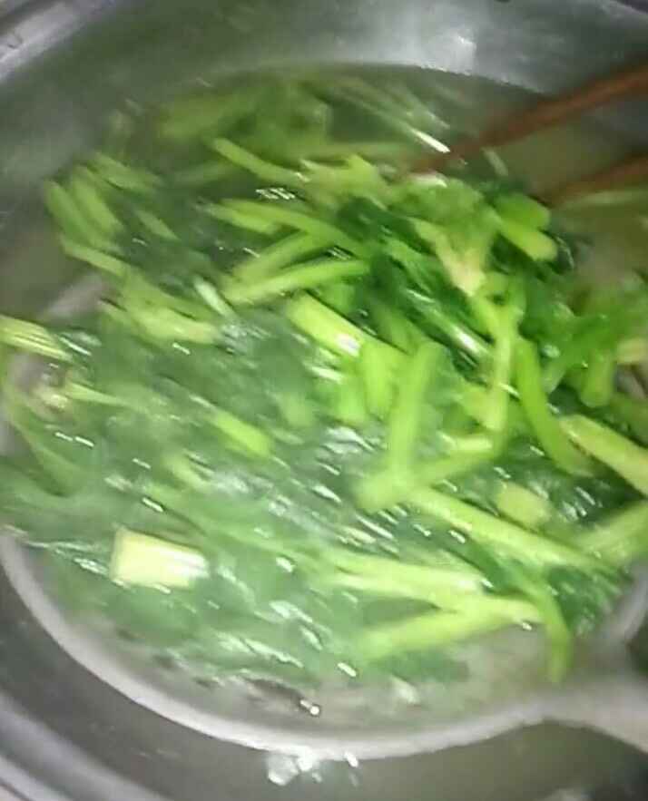 菠菜拌粉丝