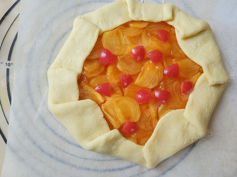 甜柿格雷派饼