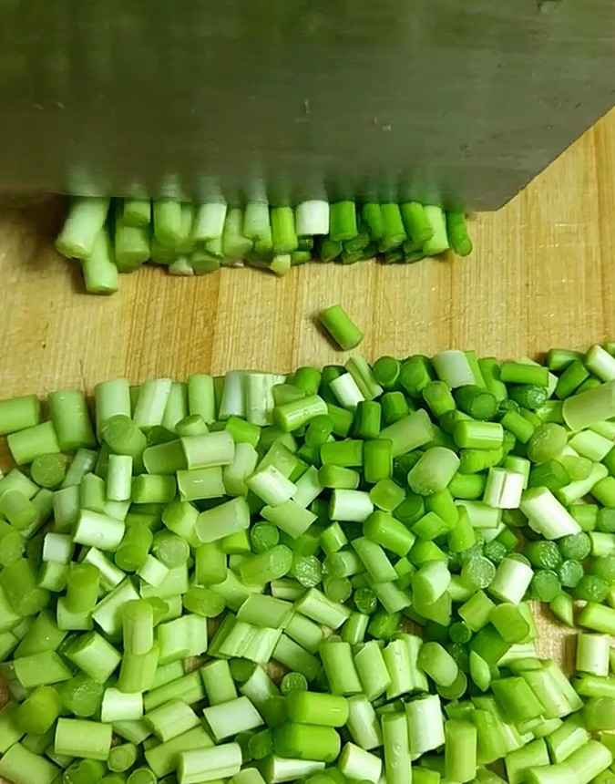 蒜苔肉末