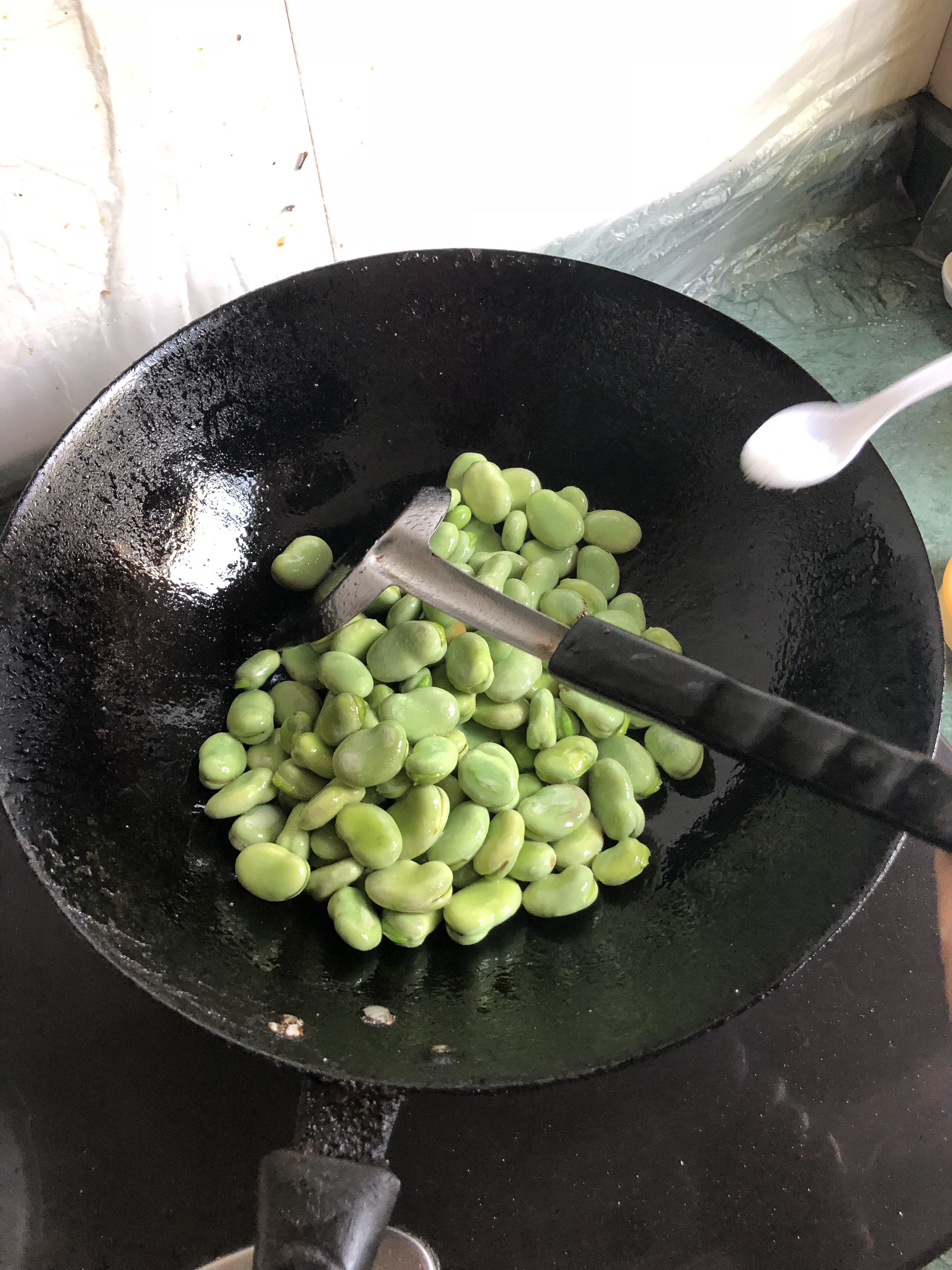 清炒蚕豆