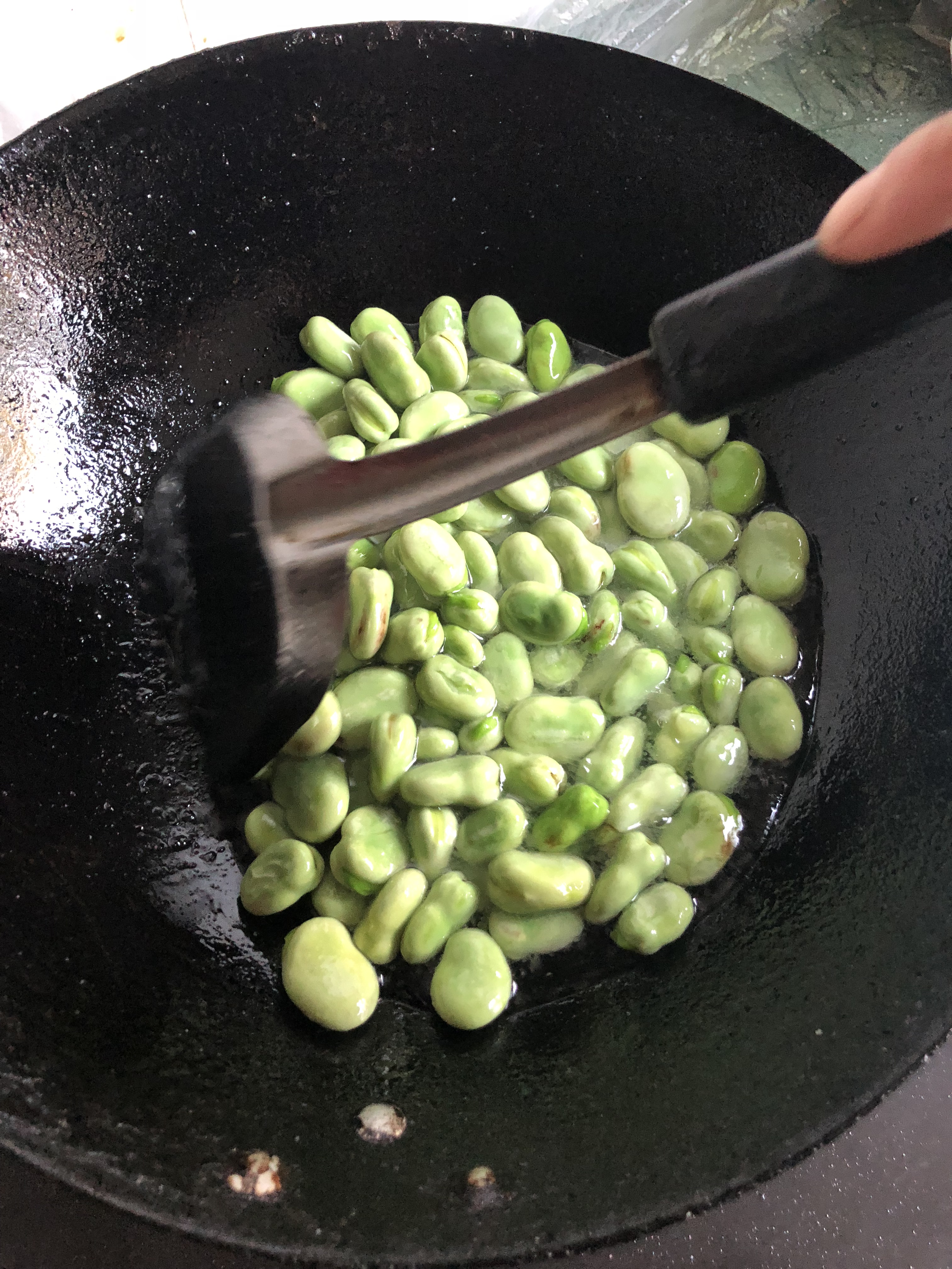 清炒蚕豆