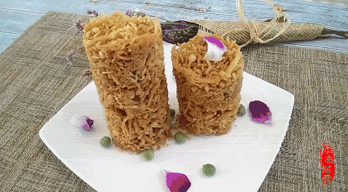 肉松金针蘑，金黄酥脆咸香可口