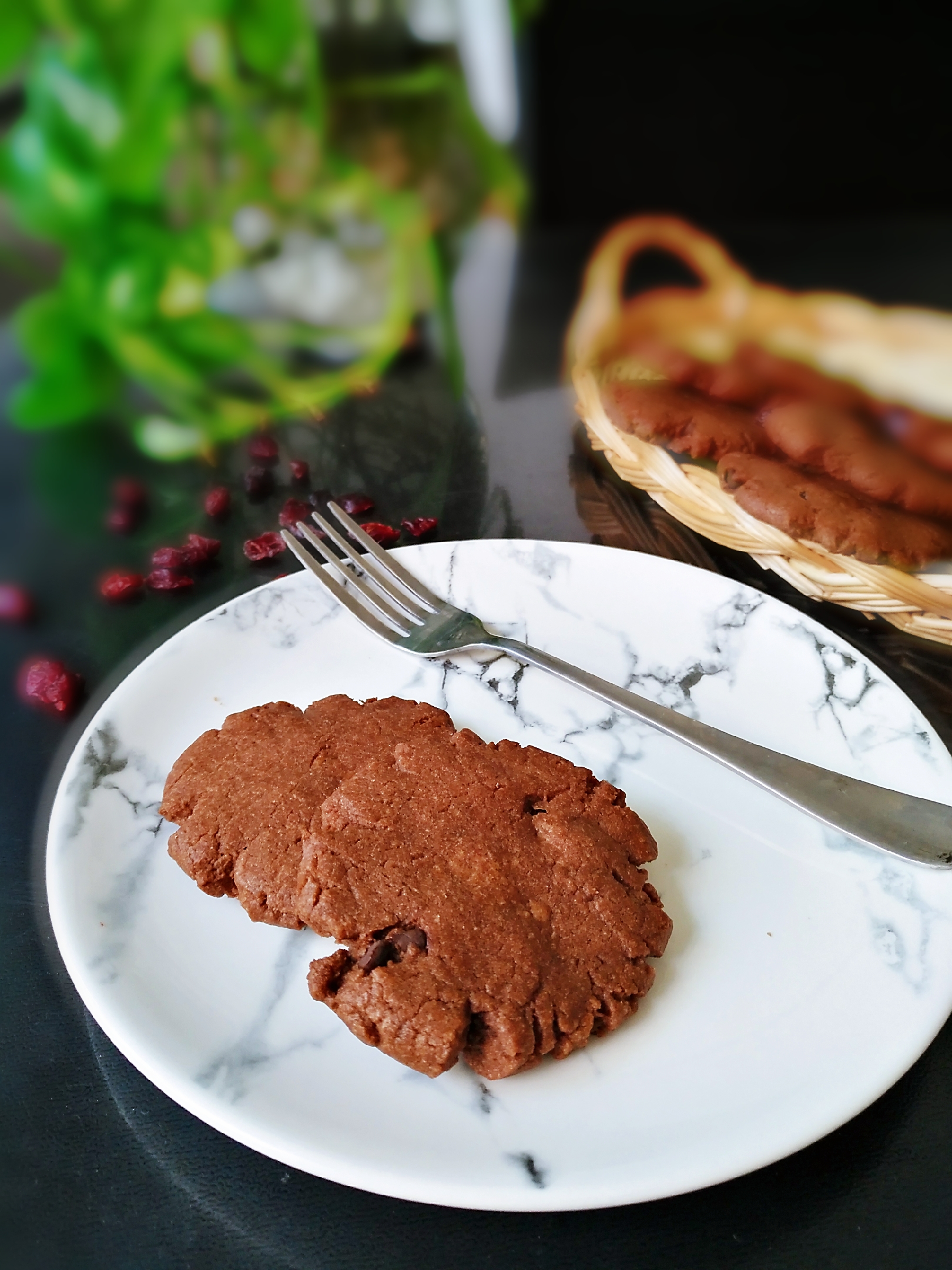 蔓越莓巧克力酥饼