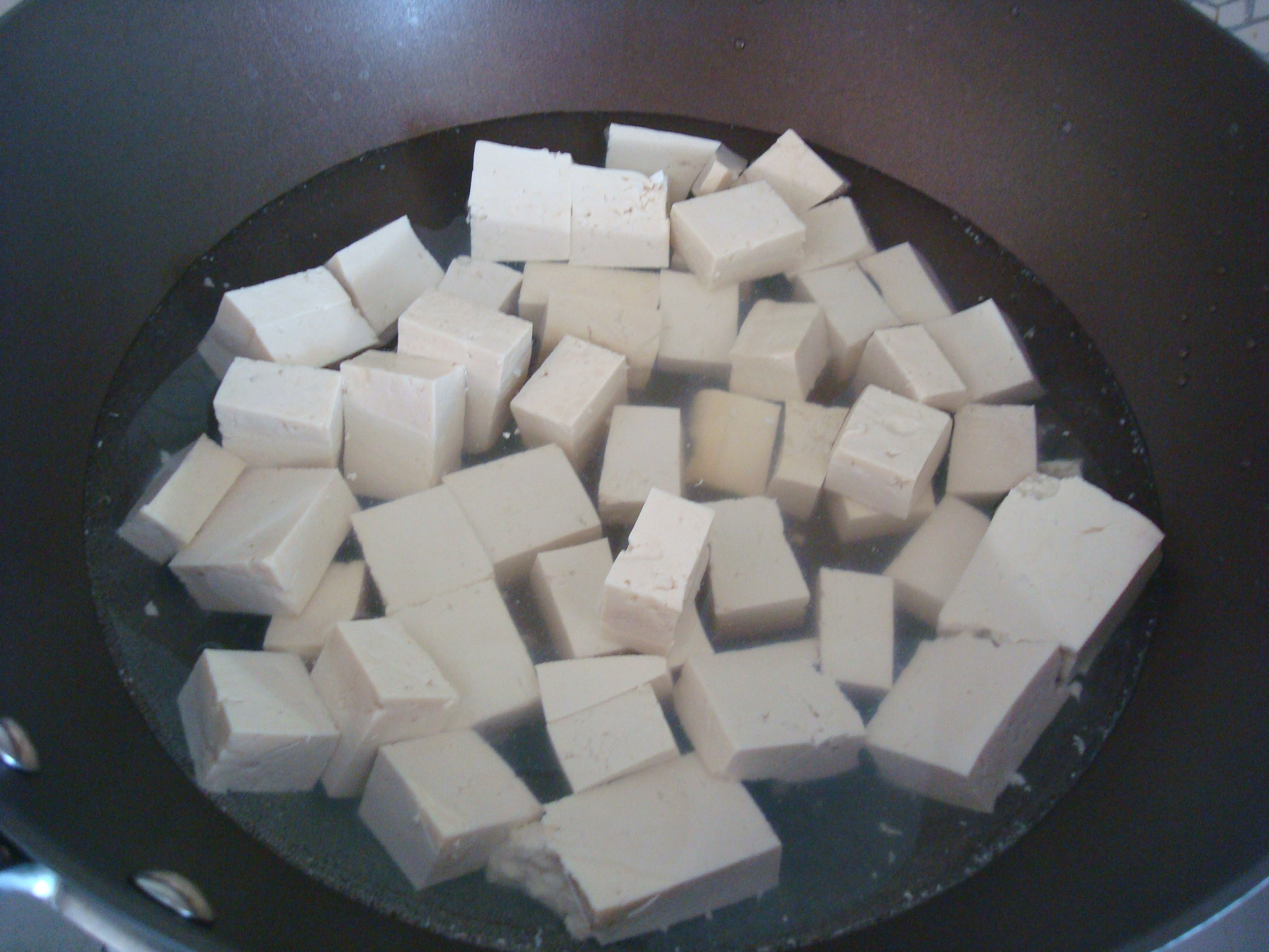 蚝油虾仁炖豆腐