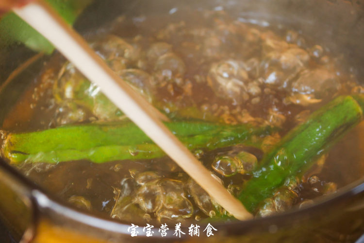 宝宝辅食-白萝卜虾汤