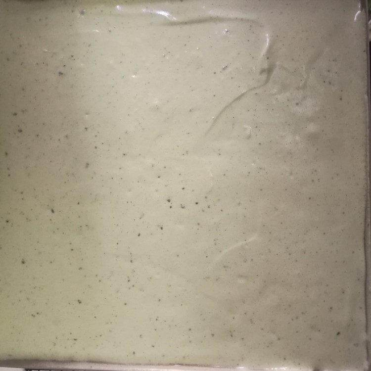 抹茶格子彩绘蛋糕