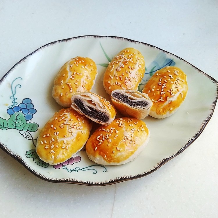 芝麻椒盐牛舌饼