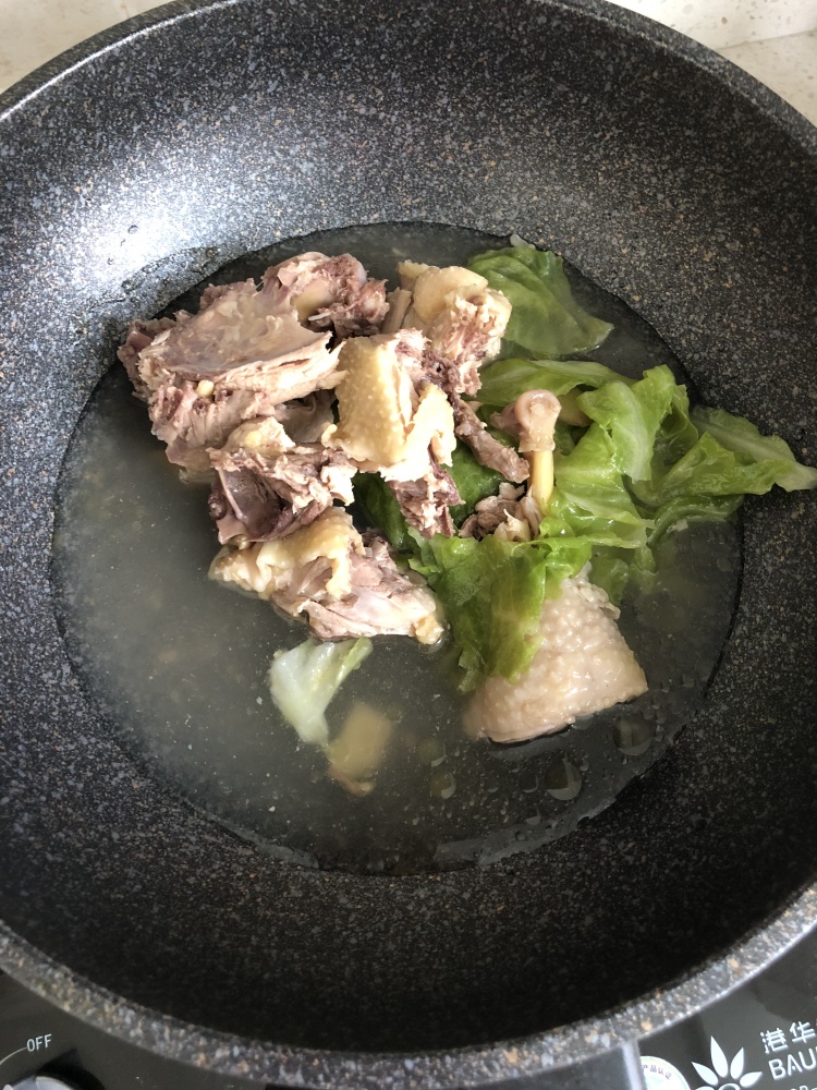 白菜鸡肉面