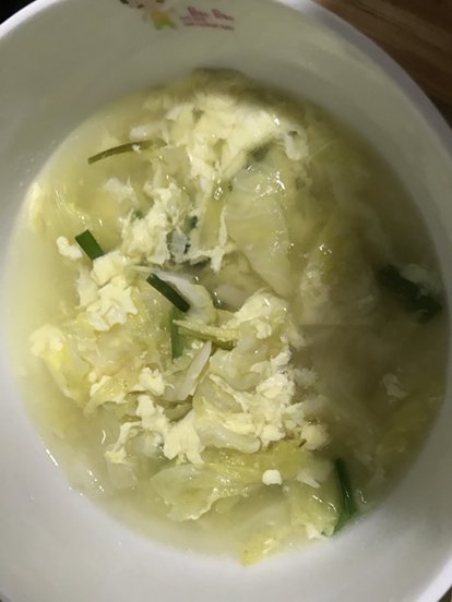 包菜鸡蛋汤