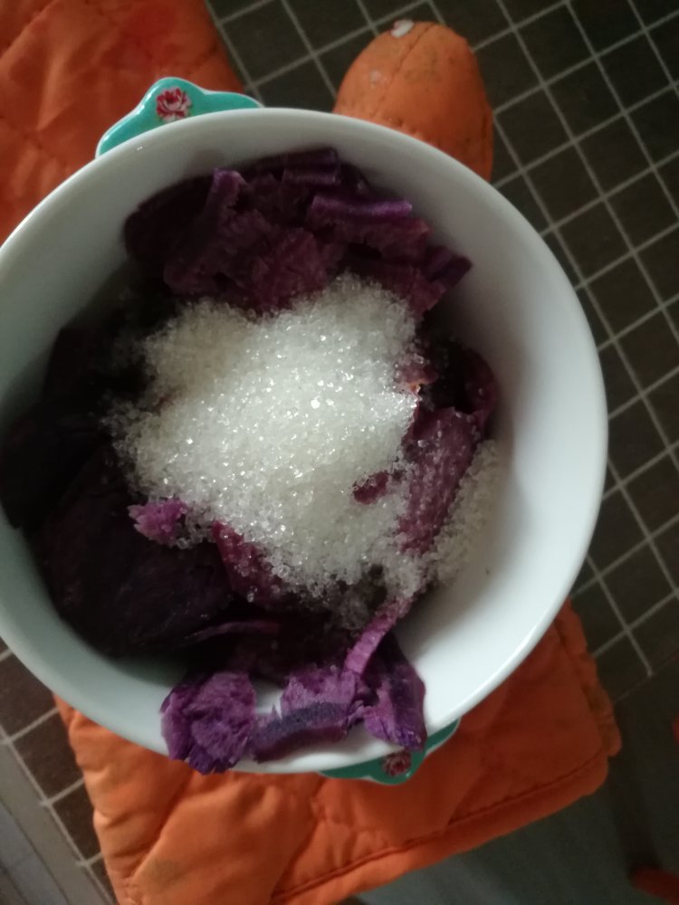 紫薯发糕