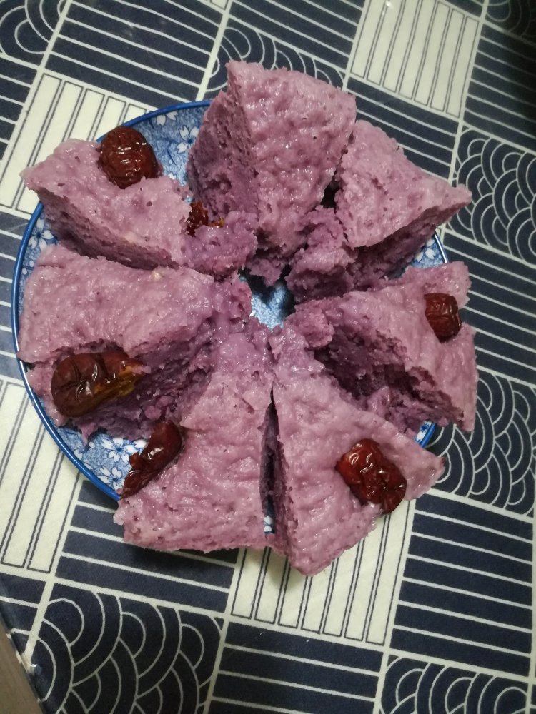 紫薯发糕